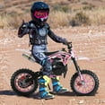thumbnail image 2 of Seipouy 49cc 2-Stroke Kids Dirt Bike, Mini Kid Dirt Bike, Kids Motorcycle Gas Power Pocket Rocket Bike, Off Road Mini Motorcross, Children Pocket Motorbike with Front Rear Disc Brakes, 2 of 8