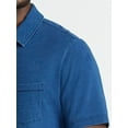 thumbnail image 4 of Free Assembly Men's Pocket Polo Shirt with Short Sleeves, Sizes S-3XL, 4 of 4