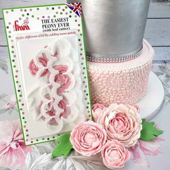 Fondant Icing Cutter Set 3/pkg-easiest Peony