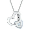 thumbnail image 4 of Elli by Julie & Grace Crystal Heart Pendant Necklace 925 Silver, 4 of 6