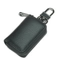 thumbnail image 4 of Minnieouse Cartera de cuero retro Fecha portátil Llavero Llaves Monedero de almacenamiento Tarjeta de crédito Organizador Cremallera Bolsa con Type2 NO2, 4 of 6