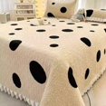thumbnail image 1 of Winter Luxury Plush Bed Sheet Set Home Textile Double Bedspread Pillowcase 3pcs Bedding Set Multifunctional Blanket Bed Linens, 1 of 7