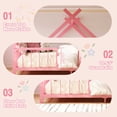 thumbnail image 6 of SESSLIFE Toddler Twin Bed for Kids, Metal Floor Bed with Roof, Storage Caddy and Guardrails, Toddler Bed Frames for Boys and Girls, No Box Spring Needed, Pink, 6 of 8
