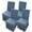 Blue, variant on LKJYER Dining Chair Covers with Long Skirt,Chair Covers for Dining Room Set of 2/4/6,Universal Anti-Slip Chair Slipcovers for Kitchen Wedding Party Banquet