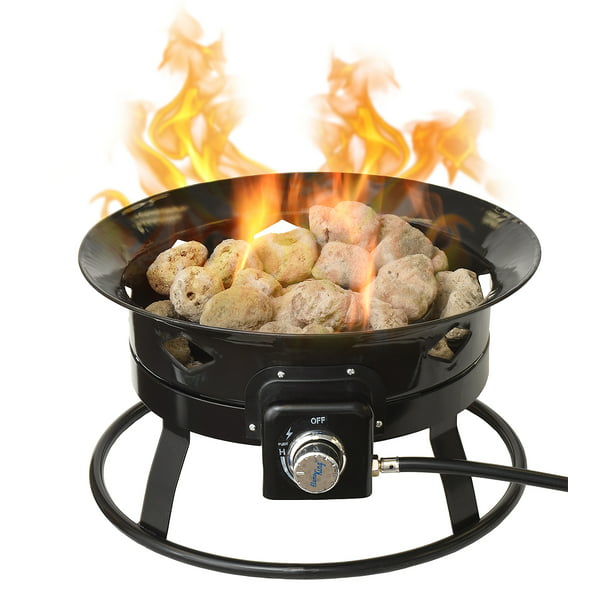 Portable Propane Outdoor Gas Fire Pit W, Small Portable Fire Pit Propane