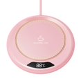 thumbnail image 2 of Thermostatic Mug Warmer Electric Coffee Cup Heated with 3-temp Settings Waterproof Usb Plug-play Water Cup Heating Pad, 2 of 7