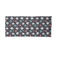 thumbnail image 2 of Flower Neck Gaiter, Classic Blossoming Daffodils, Unisex, Charcoal Grey Multicolor, by Ambesonne, 2 of 3