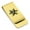 Gold, variant on Stainless Steel Four Horsemen of the Apocalypse (Pestilence) Classic Slim Money Clip Credit Card Holder