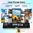 thumbnail image 4 of FITIFUN 10.1 inch Android 16 Tablets,8GB RAM 32GB ROM 1TB Expand,Five-Core,HD Display,Gemini AI-Green, 4 of 9