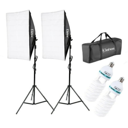 Single Softbox Kit - Zimtown 2Pcs Lighting Softbox Stand Photography Photo Equipment Soft Studio Light Kit