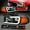 Black/Amber, variant on Nuvision for 99-07 GMC Sierra Yukon XL 4Pcs LED DRL Headlight Bumper Lamps Black/Clear