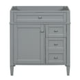 thumbnail image 4 of Euroco 30'' Bathroom Vanity without Top Sink, Modern Bathroom Storage Cabinet with 2 Drawers and a Tip-out Drawer (NOT INCLUDE BASIN), 4 of 6