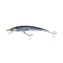 Yo-Zuri Crystal 3D Minnow 3-1/2 Inch Black Silver Fishing Lure