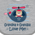 thumbnail image 4 of Inktastic Grandma and Grandpa Love Me Boys Boys or Girls Baby Bib, 4 of 4