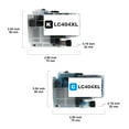 thumbnail image 6 of LC404XL LC404 MFC-J1205DW Ink Cartridges for Brother Printer 404XL LC 404 2-Pack High Yields for MFCJ1205W MFC J1205W XL MFC-J1215W (2 x Black), 6 of 7