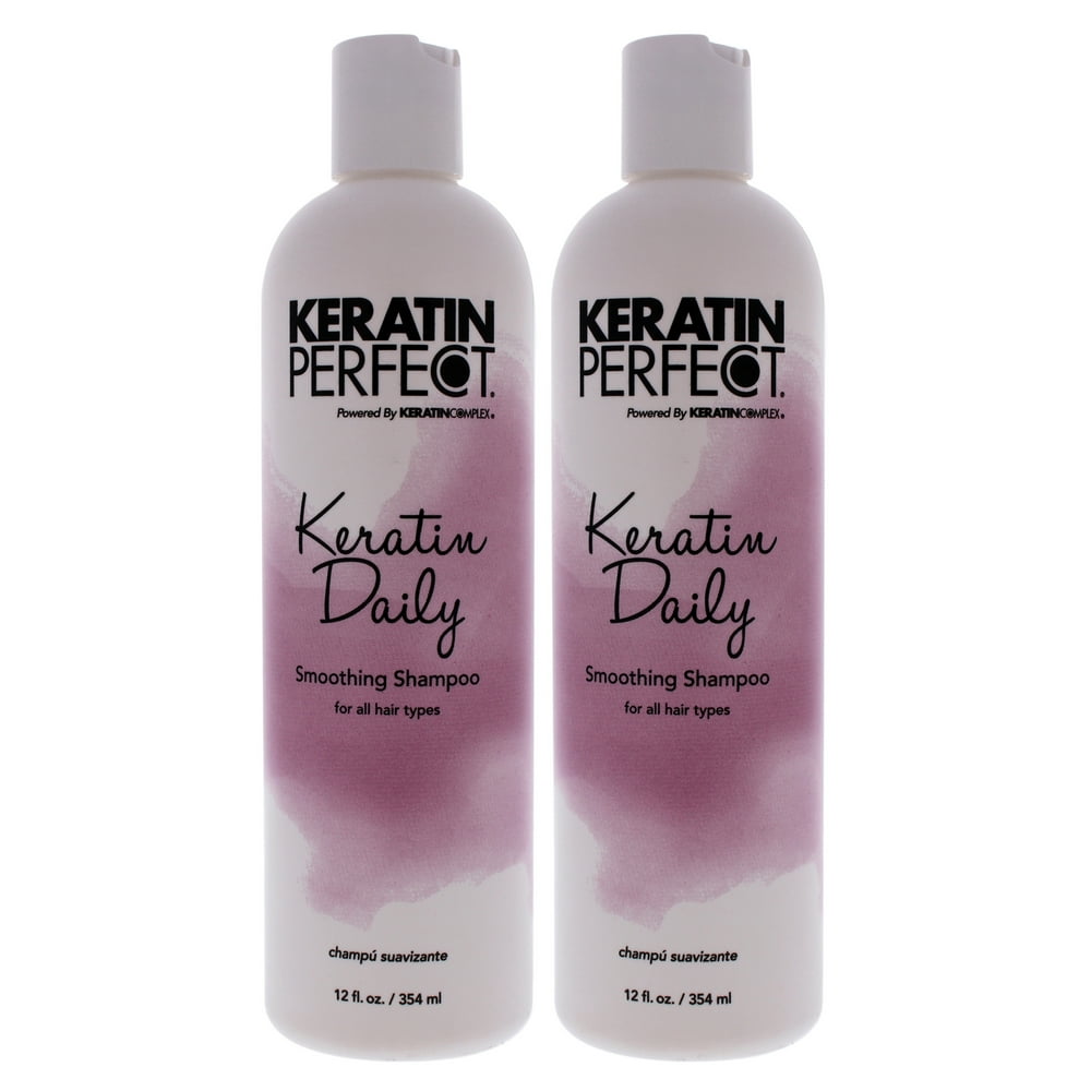 Keratin Perfect Keratin Daily Shampoo 12 oz Pack of 2