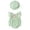 Green, variant on Vrotazzy Girls Bodysuits for and - Lace Romper Set for Baby Girl with Sleeveless Design and Ruffles Sunsuit Romper Bodysuit Outfit