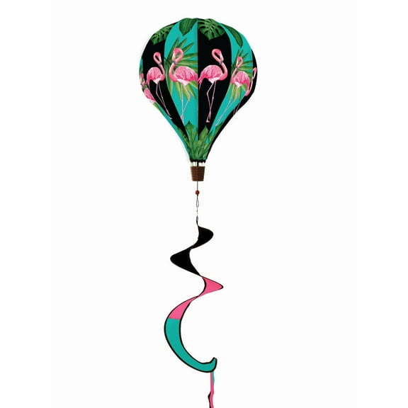 Briarwood Lane Flamingos Deluxe Hot Air Balloon Spinner