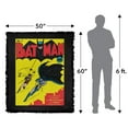 thumbnail image 2 of Batman Blanket, 50'x60' Batman First Woven Tapestry Cotton Blend Fringed Throw, 2 of 5