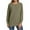 Army Green, variant on Women's Casual Crewneck Sweatshirts 2024 Spring Fall Clothes Loose Long Sleeve Lightweight Pullover Shirts Tops