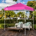 thumbnail image 2 of EAGLE PEAK 6.6 x 6.6 ft Pop Up Canopy Tent Instant Outdoor Canopy Easy Set-up Straight Leg Folding Shelter with Wheeled Bag, 2 of 9