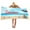 Beach Towels B, variant on LACKUST Square Beach Towel with "Hello Summer" & Beach Elements, Quick-Dry & Portable (75x150cm)
