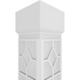 thumbnail image 4 of Ekena Millwork 8"W x 9'H Craftsman Classic Square Non-Tapered Kinsman Fretwork Column w/ Mission Capital & Mission Base, 4 of 8