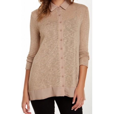 womens taupe blouses