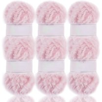 2 Skeins/6Skeins Super Soft Fur Yarn Chunky Fluffy Faux Fur Yarn Eyelash Yarn for Crochet Knit-Total Length 2×32m(2×35yds,50g×2) or 6×32m(6×35yds,50g×6)