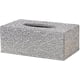 thumbnail image 3 of caja de pañuelos de cuero rectangular., 3 of 5