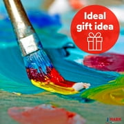 J MARK Painting Kit Includes Acrylic Paint Set, 8 x 10 in. Canvases, Brushes, Palette and More