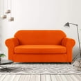 thumbnail image 2 of CHUN YI Stretch 2-Piece Checks Sofa Cover with Cushion Cover Slipcover, 2 of 6