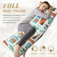 thumbnail image 5 of Lsque Cute Tableware Body Pillow Case Cover,Ultra-Soft Microfiber Bed Pillow Cases 20x54 inches,Elegant Bedding,Breathable Durable Pillow Cover with Envelope Closure, 5 of 8
