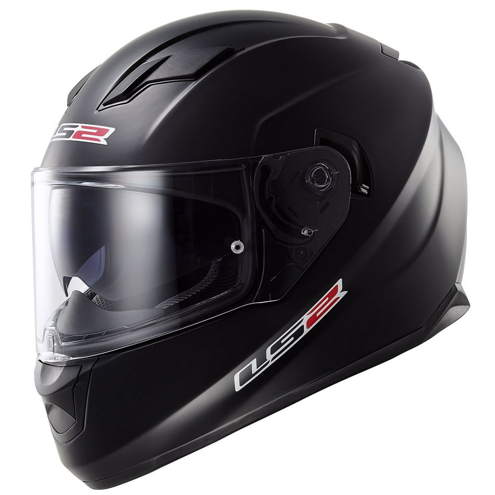 LS2 Helmets Stream Solid Full Face Motorcycle Helmet Matte Black Large