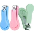 thumbnail image 3 of FACEGA 3Pcs Nail Clippers,Hygienic Use Baby Nail Clippers,Non-Toxic and Safe Materials Nail Tools,Color Mixing3, 3 of 6