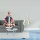 thumbnail image 2 of Figura de gato acrílica, escultura de escena de , centro de mesa, pareja de gatos, adorno de pie con base para familia y amigos, ideal par, 2 of 8