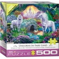 thumbnail image 1 of EUROGRAPHICS Licornes au Pays des Fées Casse-Tête de 500 Pcs Surdimensionnées, 1 of 3