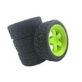 thumbnail image 1 of serony Hex 12mm On Road Tires RC Car Flat Run C Precise for Tamiya Assorted Color Green, 1 of 6