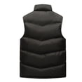 thumbnail image 5 of Mifsaly Mens Warm Puffer Vests Padded Zip Up Stand Collar Quilted Vest Fall Winter Daily Going Out Sports Travel Casual Outfits with Zipper Pockets, 5 of 9