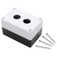 thumbnail image 1 of Shopcorp - Push Button Switch Control Station Box - 22mm Double Push Button Hole, Dustproof and Waterproof, 1NO/1NC, Abs Material, JL-BX2 Model, 1 of 6