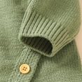 thumbnail image 6 of Youmylove Fall Winter Sweater For Kids Tops Boy Girl Solid Knitted Sweater Baby Jumpsuit Romper Cotton Caps Hat Outfits Sets Clothes, 6 of 7