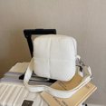 thumbnail image 4 of Bolso Hobo de plumón para mujer bolsa para teléfono bolso mensajero de pana bolso suave versátil para chica, 4 of 9