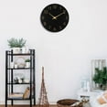thumbnail image 3 of DESIGNICE Wall Clock,Silent Sweep Large Wall Clock,Simple Numbers Nordic-Inspired Design Wall Clocks Battery Operated,Style5, 3 of 4