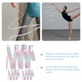 thumbnail image 2 of HEALEEP 3Pcs Reusable Material Gymnastics Ribbon for Artistic Gymnastics 78.7x1.8x0.4In, 2 of 7