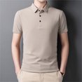 thumbnail image 2 of Men's Shirts Short Sleeve Regular Fit Casual Business Golf Khaki Basic Beach Collared Shirts XXXXL, 2 of 7