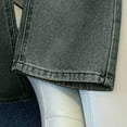thumbnail image 4 of ClodeEU Women's Vintage High Waisted Wide Leg Jeans ,Baggy Draped Denim Pants Gray,Womens Plus M, 4 of 5