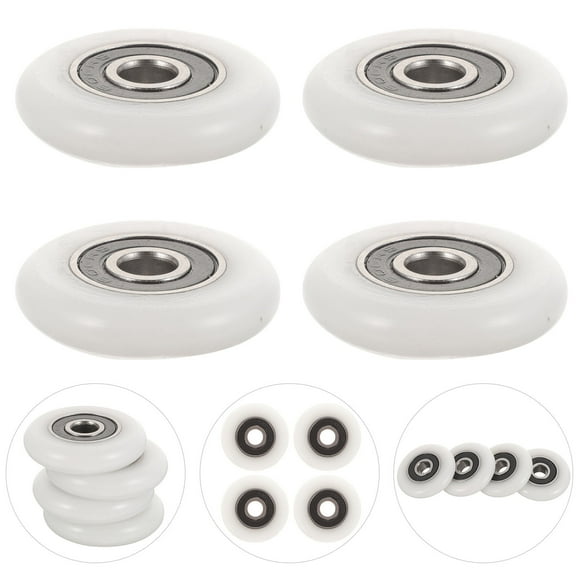 Worgeous 4Pcs Simple Structure Shower Door Roller Wheels for Bathtubs and Shower Enclosures