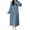Navy, variant on Cute Nightgowns for Women Flannel Plush Winter Nightgowns for Women Loose Long Sleeve Comfy Fuzzy Soft Sleepwear Pajama Dress with Pockets
