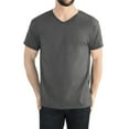 thumbnail image 2 of Fruit of the Loom Platinum Men's Dual Defense V Neck T Shirt Brown M, 2 of 7