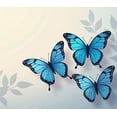 thumbnail image 5 of LUUFILx Blue Butterfly Banner Backdrop Wall Hanging Decor Party Events Photography Props Background Home Decor Birthday Decoration Art Display, 5 of 9